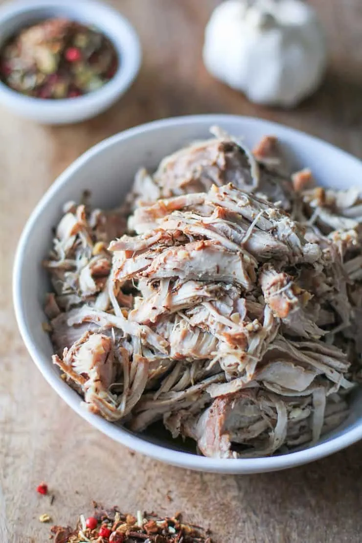 Cider Chai Crock Pot Pulled Pork - only a few ingredients are necessary to make this simple and delicious recipe!