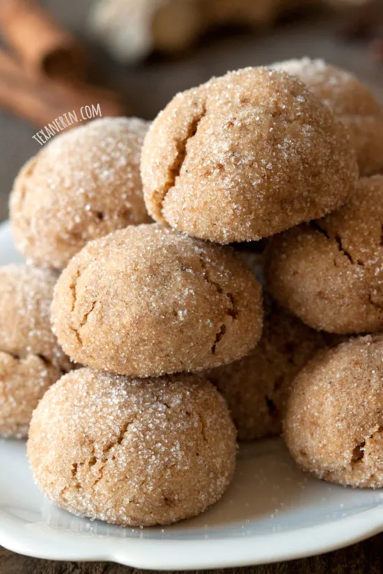 Grain Free Chai Spiced Cookies from Texanerin Baking (gluten free and paleo)