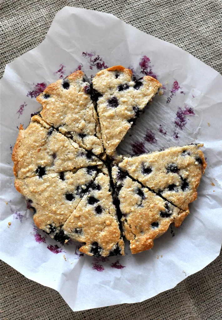 paleo blueberry scones from fed and fit #glutenfree #paleo