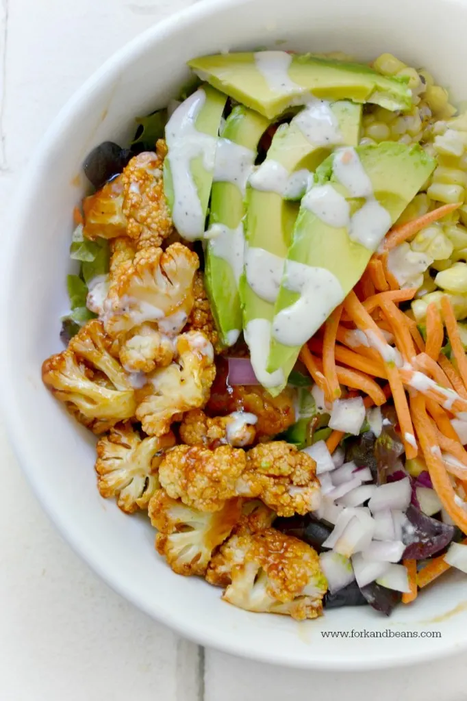 Barbecue Cauliflower Salad from Fork and Beans
