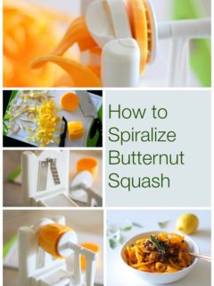 How to Spiralize a Butternut Squash @roastedroot