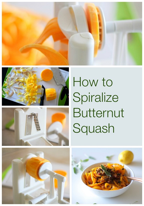 How to Spiralize a Butternut Squash @roastedroot