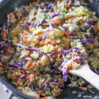 Cauliflower Fried Rice (a.k.a. Paleo Fried Rice) - a healthful side dish (or entree) that's dairy-free and gluten-free