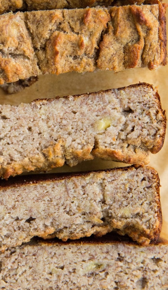 Paleo Coconut Flour Banana Bread - grain-free, dairy-free, fluffy moist paleo banana bread