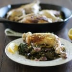 Lemony Braised Chicken with Kale