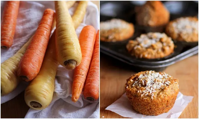 Grain-Free Carrot Cake made with almond flour| theroastedroot.net - gluten free, refined sugar-free, and healthy enough for breakfast #recipe #dessert #glutenfree