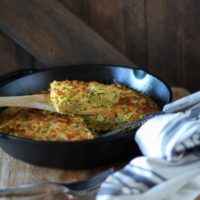 Sweet Potato, Broccoli, and Parsnip Frittata - a supercharged healthful vegetarian breakfast | TheRoastedRoot.net #vegetarian #brunch