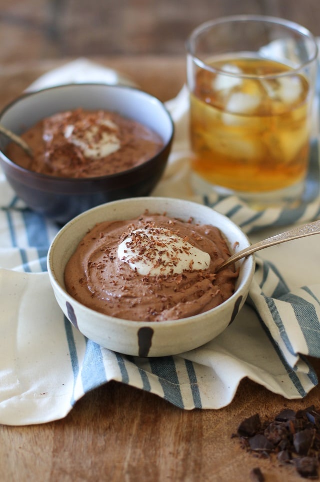 Whiskey-Spiked Creamy Chocolate Chia - The