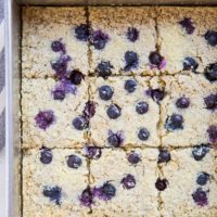 Blueberry Baked Oatmeal - Dairy-Free, Refined Sugar-Free, Gluten-Free, and healthy! | theroastedroot.net #brunch #breakfast #recipe