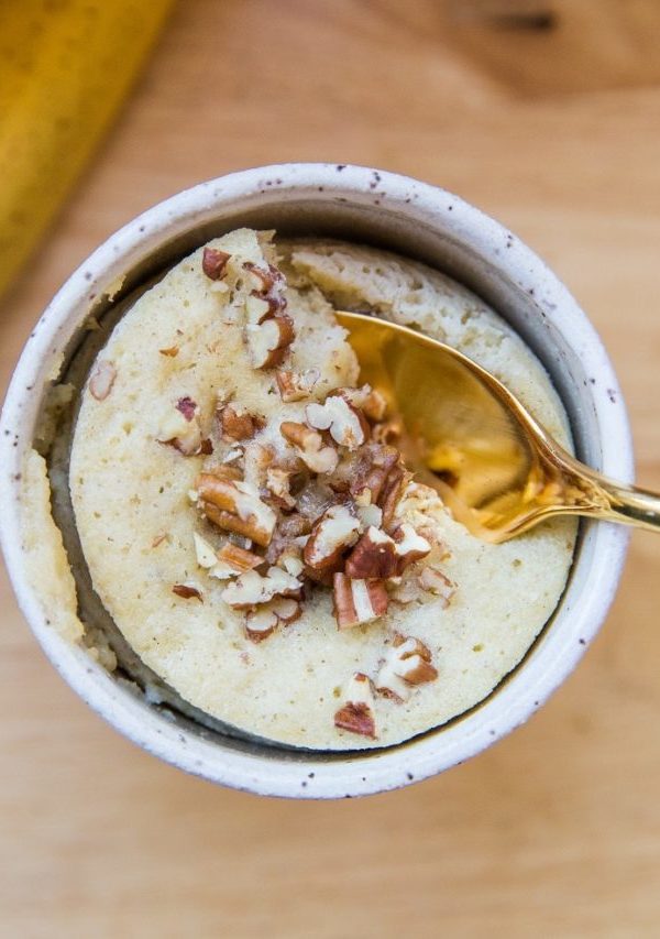 Paleo Banana Bread Mug Cake (Two Ways!) A grain-free mug cake recipe made with either almond flour or coconut flour. Grain-free, dairy-free, refined sugar-free and amazing!
