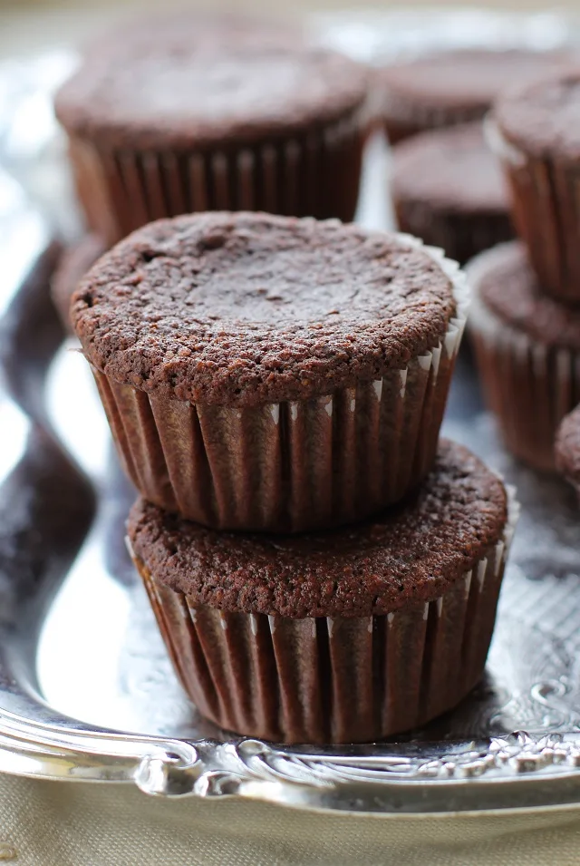 Chocolate Beet Muffins - grain-free, refined sugar-free, and paleo-friendly. Super healthy and tastes like chocolate cake! | theroastedroot.net #glutenfree #healthy #dessert