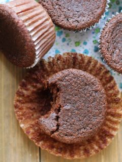 Chocolate Beet Muffins - grain-free, refined sugar-free, and paleo-friendly. Super healthy and tastes like chocolate cake! | theroastedroot.net #glutenfree #healthy #dessert