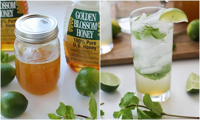 Honey Mint Mojitos - naturally sweetened and easy to make! | theroastedroot.net#sugarfree #cocktail #recipe