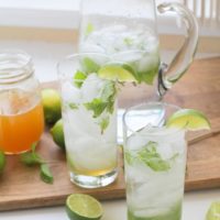 Honey Mint Mojitos - naturally sweetened and easy to make! | theroastedroot.net#sugarfree #cocktail #recipe