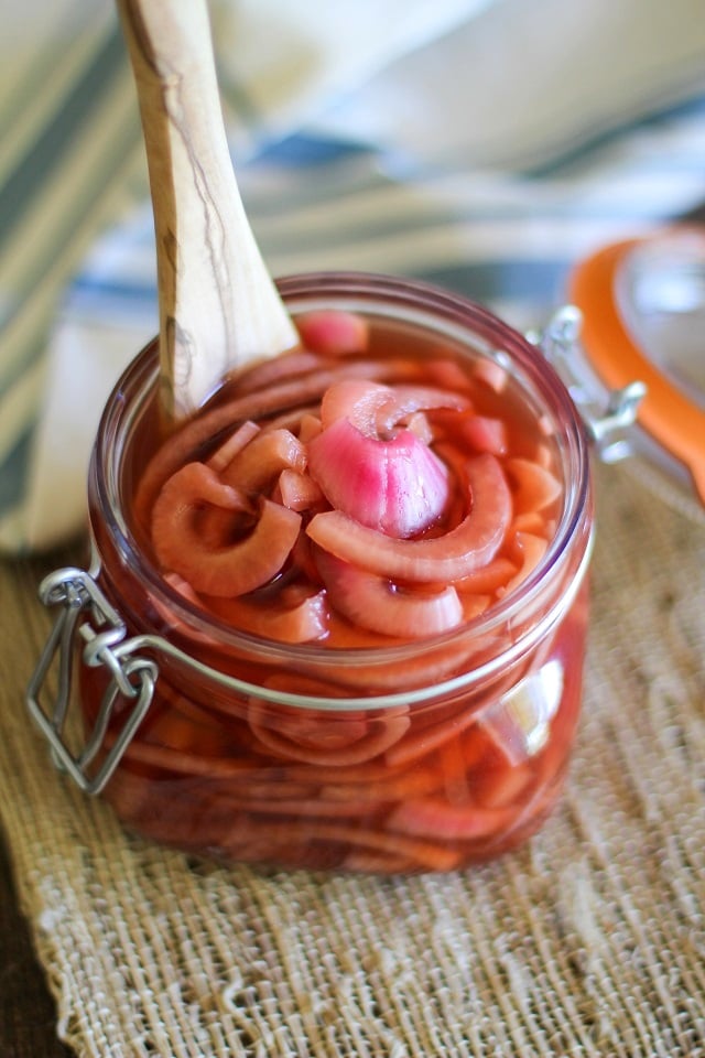 How to Make Pickled Red Onions | theroastedroot.net