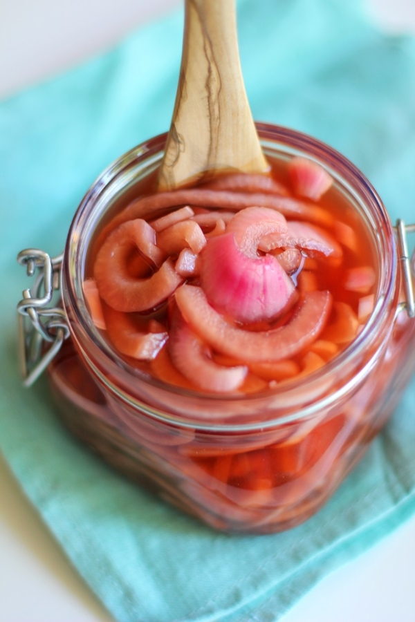 How to Make Pickled Red Onions | theroastedroot.net