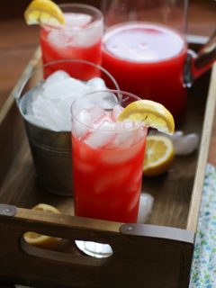 Agua Fresca - a refreshing electrolyte beverage perfect for summer. Naturally sweetened and healthy! | TheRoastedRoot.net #drink #recipe #paleo #healthy