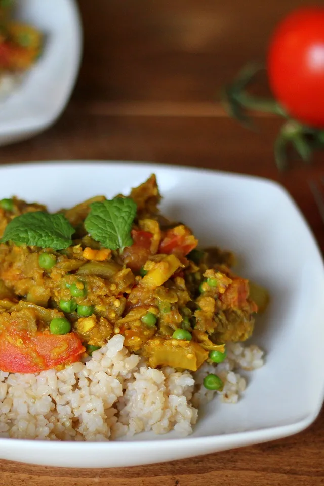 Bhaingan Bharta - Indian Eggplant Curry #healthy #dinner #recipe