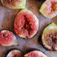 Maple Roasted Figs with Cinnamon | TheRoastedRoot.net #vegan #healthy #dessert