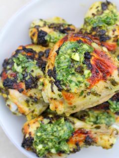 Baked Chimichurri Chicken #paleo #healthy #dinner #recipe