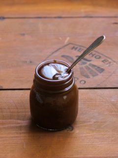 How to Make Paleo Caramel - refined sugar-free, and zero heavy cream | TheRoastedRoot.net #healthy #dessert #recipe #sugarfree