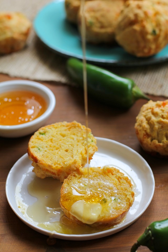 HEALTHY HOLIDAY SIDE DISHES Gluten-Free Jalapeno Cheddar Cornbread Muffins | TheRoastedRoot.net #healthy #recipe @bobsredmill