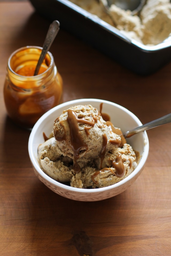 Dulce de Leche Coconut Milk Ice Cream - dairy-free, refined sugar-free, and paleo | TheRoastedRoot.net