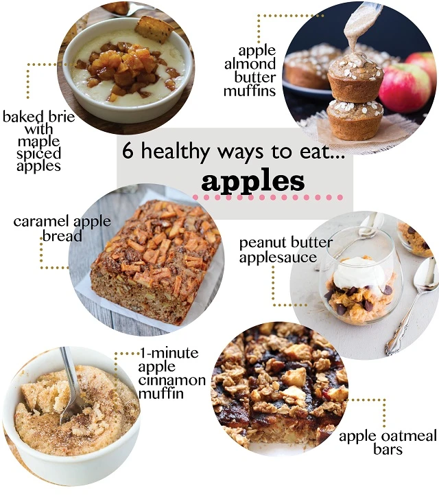 6 Healthy Apple Recipes! #glutenfree #sugarfree