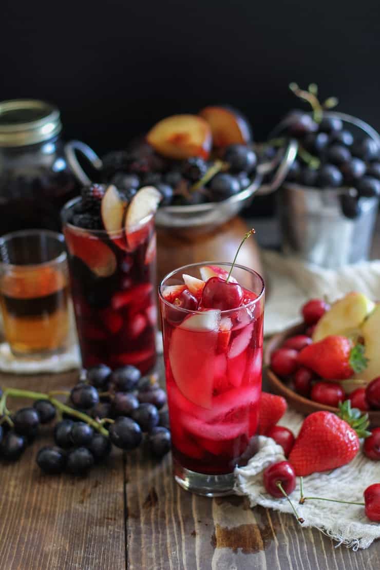 Easy Halloween Sangria: Cocktail or Mocktail