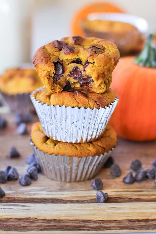 Paleo Chocolate Chip Muffins - grain-free, dairy-free, refined sugar-free, and healthy!