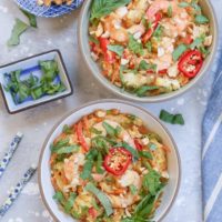 Spaghetti Squash Pad Thai with cashew-ginger sauce - gluten-free, soy-free, paleo, and healthy!