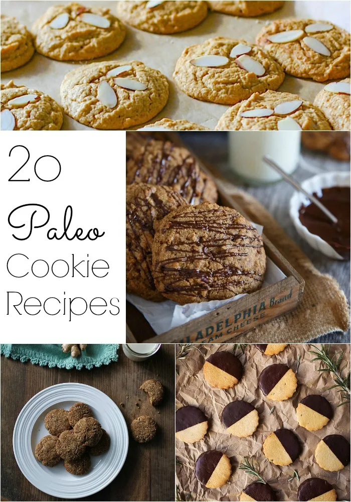 20 Paleo Cookie Recipes for the holidays TheRoastedRoot.net #glutenfree #healthy