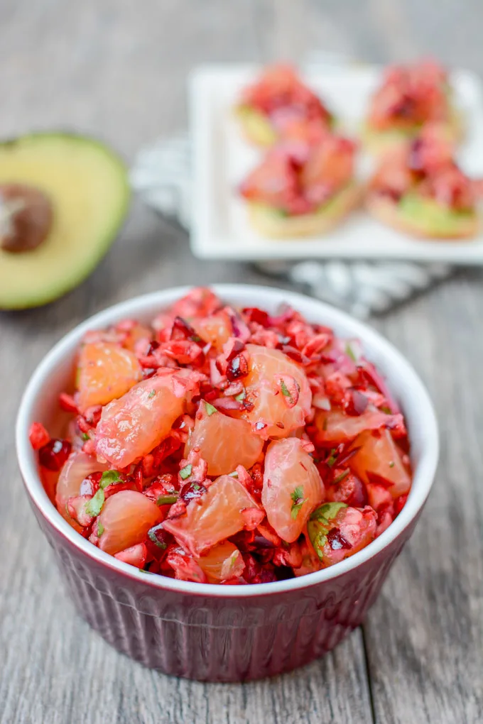 Cranberry Clementine Salsa + 5 Healthy Cranberry Recipes