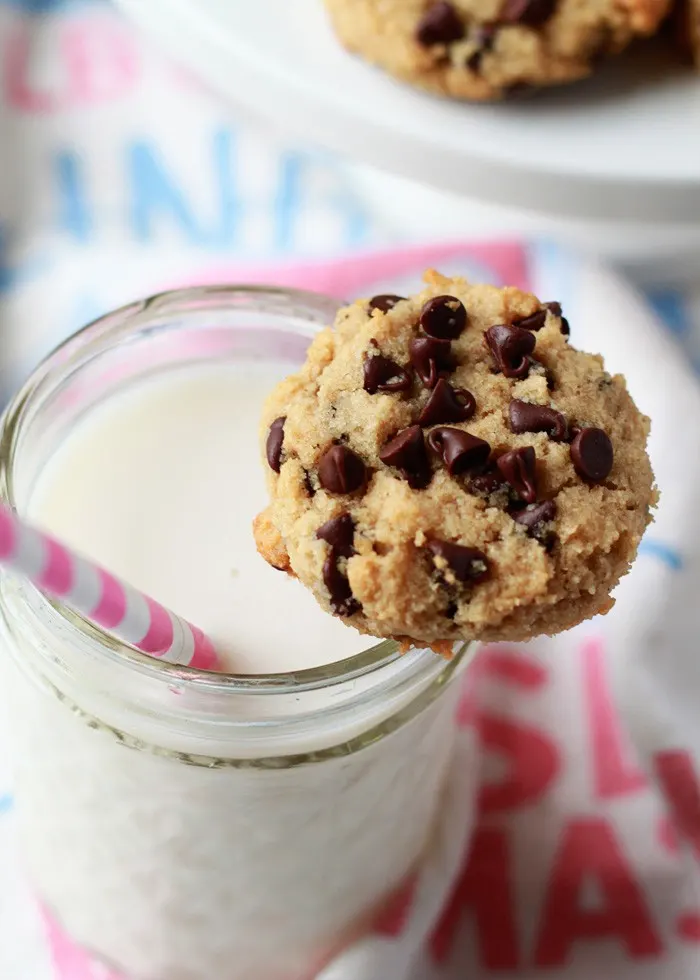 Paleo Almond Flour Chocolate Chip Cookies