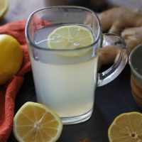 Lemon-Ginger Detox Toddy - an immunity boosting elixir TheRoastedRoot.net #healthy #drink #recipe #tea