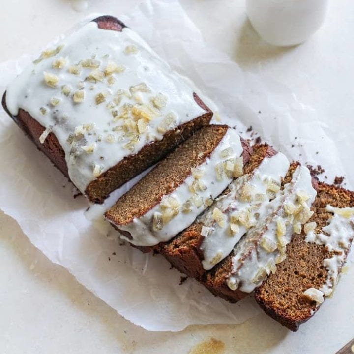 Paleo Gingerbread Loaf - Grain-free, naturally sweetened, moist, healthy, and delicious!