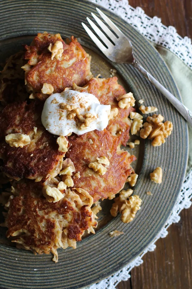 Apple Fritter Pancakes