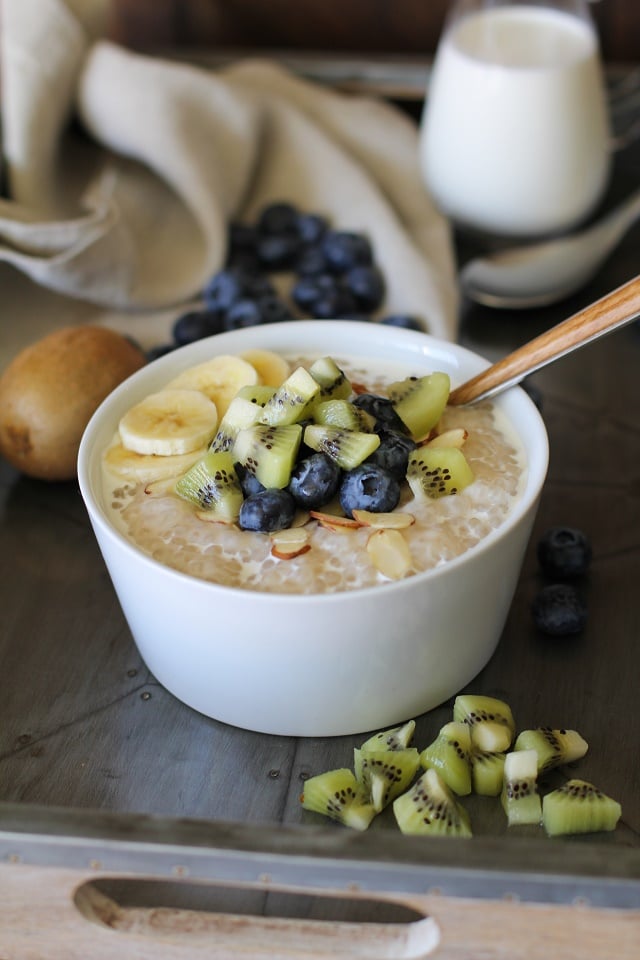 Coconut Tapioca Pudding - vegan, refined sugar-free, gluten-free | TheRoastedRoot.net #healthy #recipe #dessert #breakfast #paleo