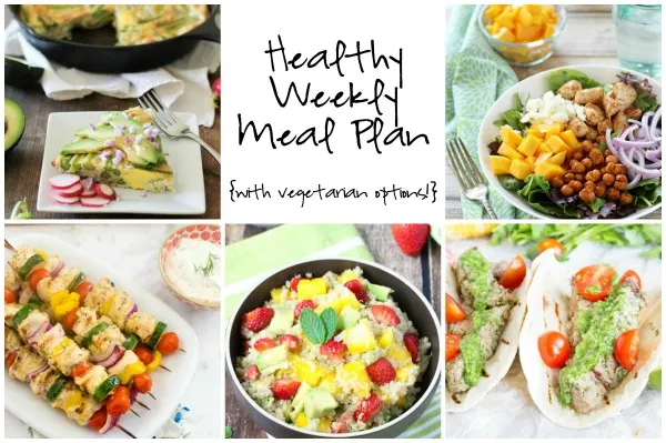 Healthy Weekly Meal Plan 04.09.2016