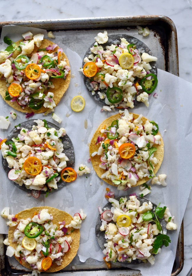 Cauliflower Ceviche Tostadas + 26 Recipes for a Vegetarian Cinco de Mayo