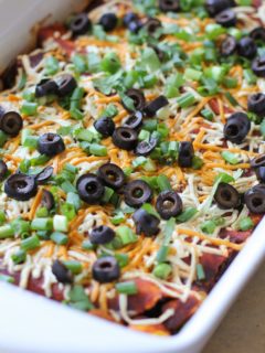 Mushroom, Zucchini, and Black Bean Vegetarian Enchiladas | TheRoastedRoot.net #healthy #recipe #dinner #cinco_de_mayo