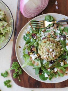 Avocado Pesto Tuna Salad with Sun-Dried Tomatoes - mayo-free and healthy! | TheRoastedRoot.net #recipe #lunch @genovaseafood