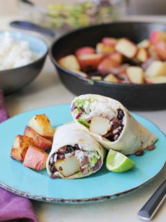 Vegan Breakfast Burritos | TheRoastedRoot.net #healthy #recipe #glutenfree