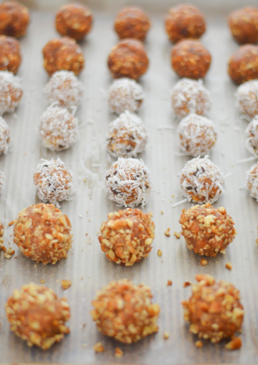 7-Ingredient Peanut Butter Balls - vegan, gluten free, and healthy