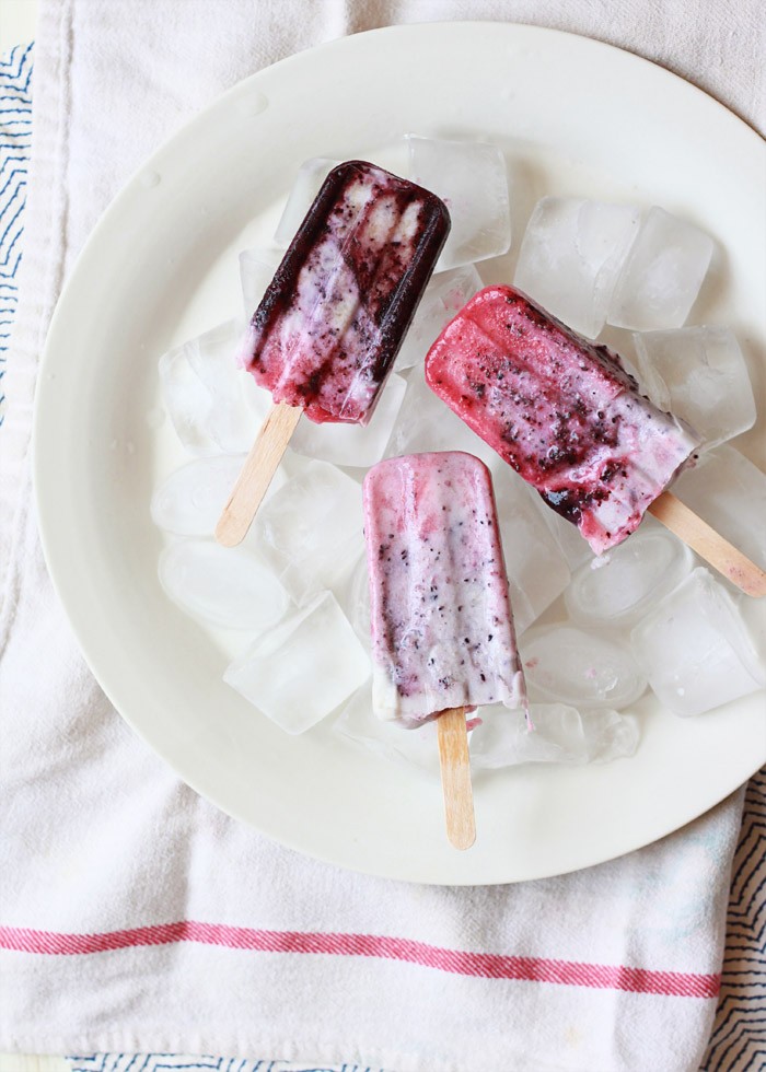 Coconut Berry Firecracker Popsicles - healthy, dairy-free, vegan, paleo dessert