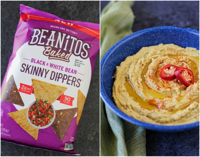 Mexican Street Corn Spicy Chipotle Hummus | TheRoastedRoot.net #recipe #appetizer @beanitos