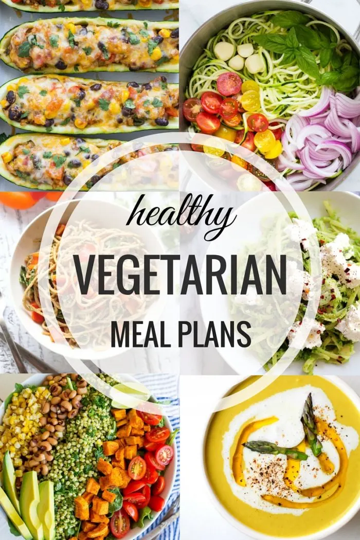 Healthy Weekly Vegetarian Meal Plan 7.16.2016