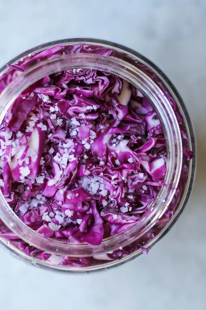 How to make Homemade Sauerkraut #recipe #tutorial #healthy #probiotics 