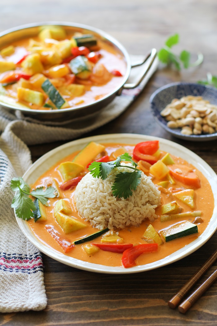 vegetarian red curry