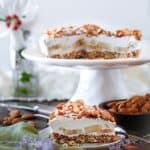 NO BAKE VEGAN BANANA CREAM PIE (PALEO) No Bake Vegan Banana Cream Pie | TheRoastedRoot.net #glutenfree #healthy #dessert #recipe #dairyfree #sugarfree
